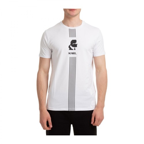 Karl Lagerfeld, Short sleeve t-shirt Biały, male, 510.00PLN