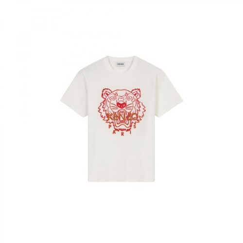 Kenzo, Classic tiger 01B t-shirt Biały, female, 434.00PLN