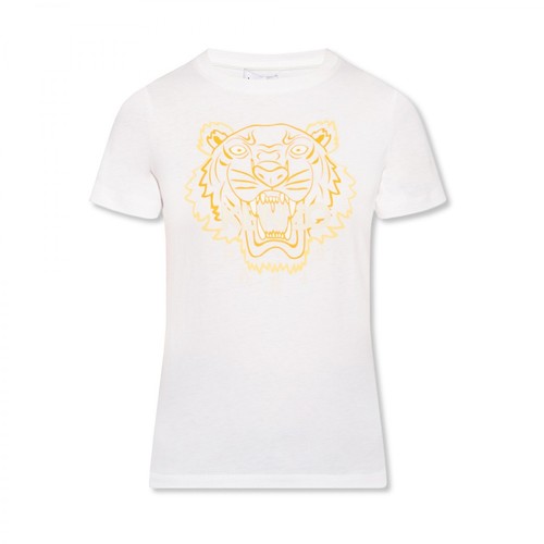 Kenzo, Logo T-shirt Biały, female, 570.00PLN