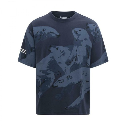 Kenzo, T-shirt Niebieski, male, 684.00PLN