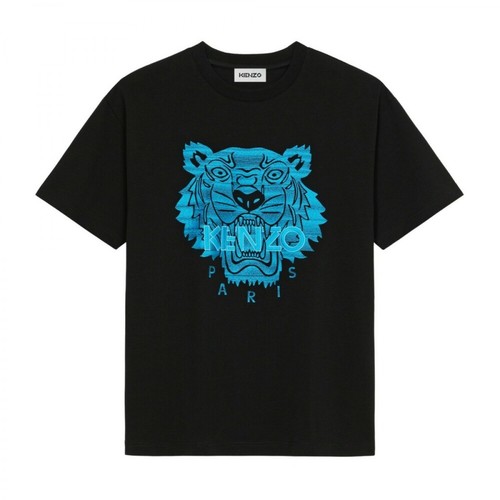 Kenzo, Tiger loose-fitting T-shirt Czarny, male, 411.00PLN