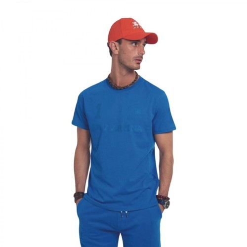 La Martina, T-shirt Niebieski, male, 295.04PLN