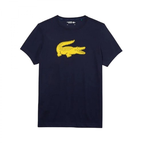 Lacoste, T-shirt Niebieski, female, 251.85PLN