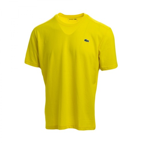 Lacoste, T-shirt Żółty, male, 124.00PLN