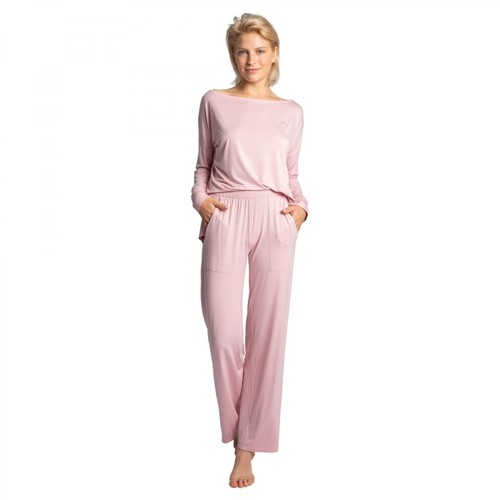 Lalupa, Spodnie do spania z szerokimi nogawkami Różowy, female, 165.00PLN