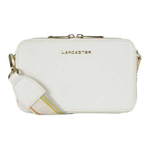 Lancaster, Zip Crossbody Bag Biały, female, 846.30PLN