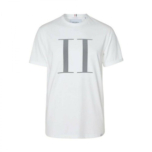 Les Deux, Logo Print T-Shirt Biały, male, 287.00PLN