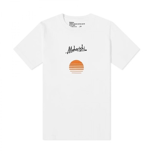 Maharishi, T-shirt Biały, male, 325.00PLN