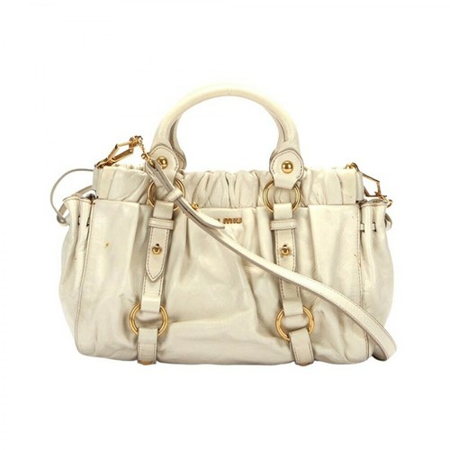 Marc Jacobs Pre-owned, Leather Crossbody Bag Beżowy, female, 1756.00PLN