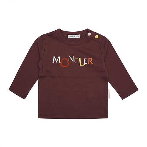 Moncler, t-shirt Czerwony, unisex, 525.00PLN