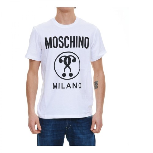 Moschino, T-shirt Biały, male, 548.00PLN