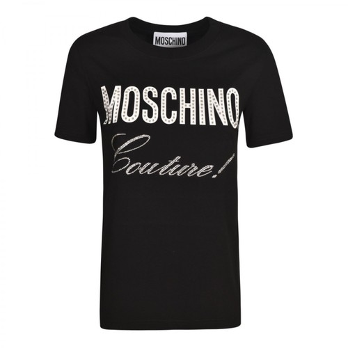 Moschino, T-shirt Czarny, female, 570.00PLN