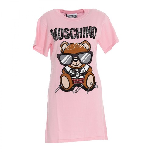 Moschino, T-Shirt Różowy, female, 1021.82PLN