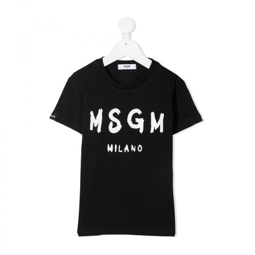 Msgm, T-shirt Czarny, unisex, 325.00PLN