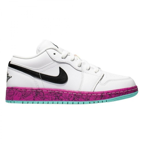 Nike, Air Jordan 1 Low GS Sneakers Biały, female, 1277.00PLN