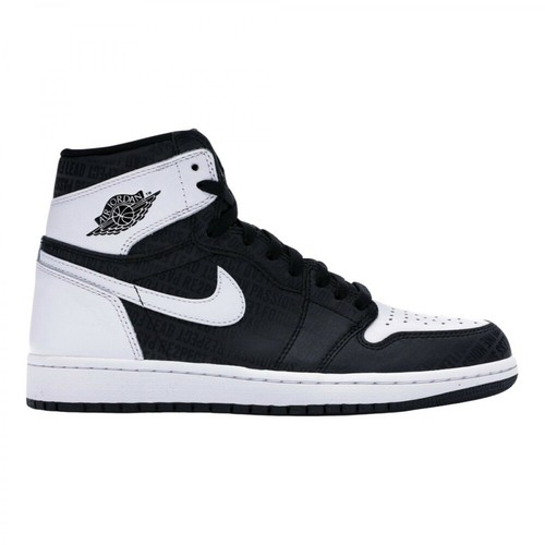 Nike, Sneakers Jordan 1 Retro Czarny, male, 4253.00PLN