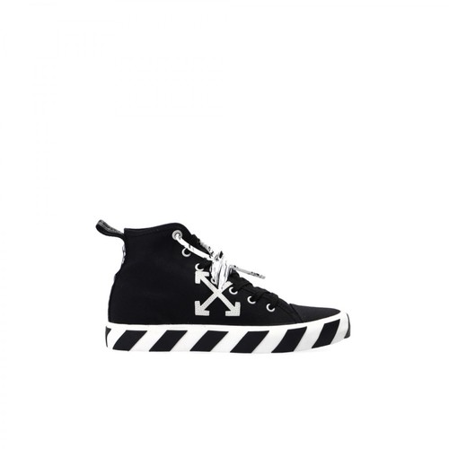 Off White, Mid Top Vulcanized high-top sneakers Czarny, male, 962.85PLN