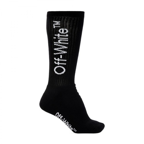 Off White, Socks with logo Czarny, male, 238.00PLN