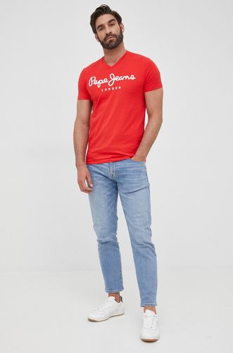 Pepe Jeans t-shirt ORIGINAL STRETCH V N 99.99PLN