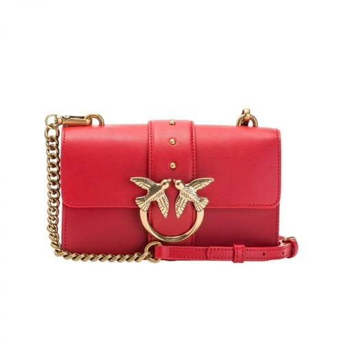 Pinko, Mini love bag Czerwony, female, 1118.00PLN