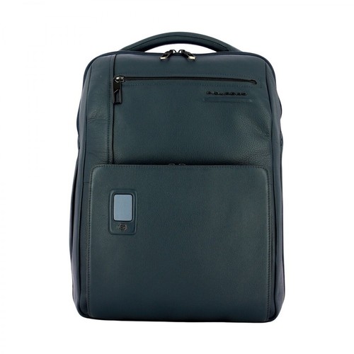 Piquadro, Akron 15.6 Large PC Backpack with Rfid Niebieski, male, 1266.00PLN