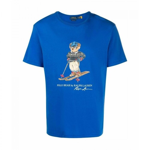 Polo Ralph Lauren, T-shirt Niebieski, male, 324.00PLN