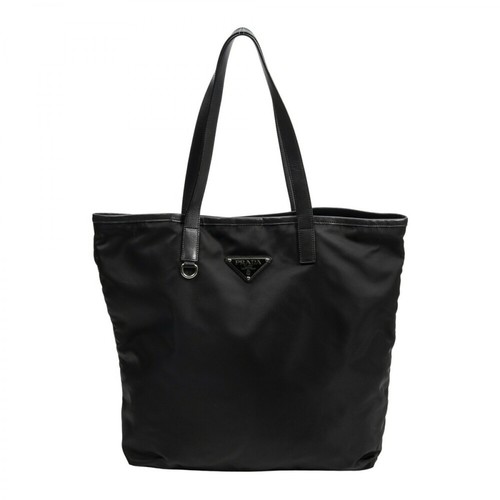 Prada Vintage, Używane duże torby na ramię Czarny, female, 3724.50PLN