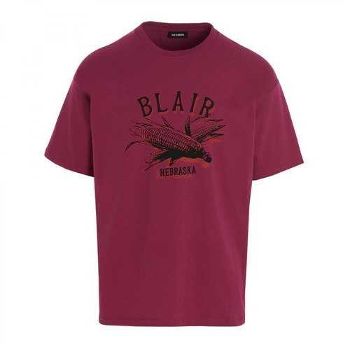 Raf Simons, T-shirt Różowy, male, 1296.00PLN