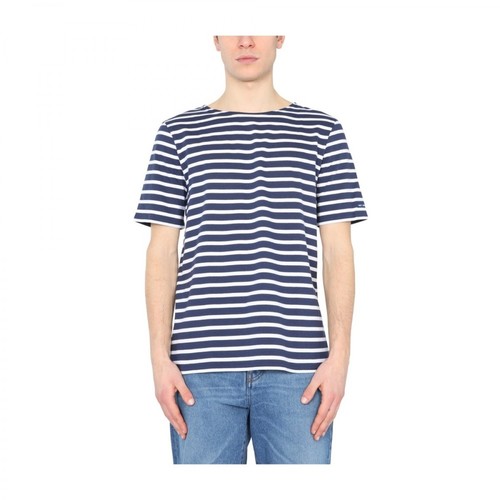 Saint James, Levant Moderne T-Shirt Niebieski, male, 157.00PLN