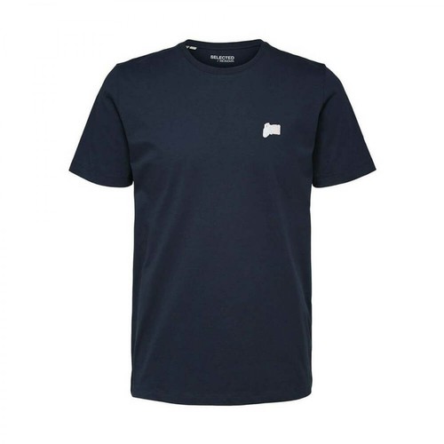 Selected Homme, T-Shirt Niebieski, male, 114.00PLN