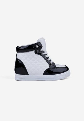 Sneakersy białe z czarnym 5 Parris 34.99PLN