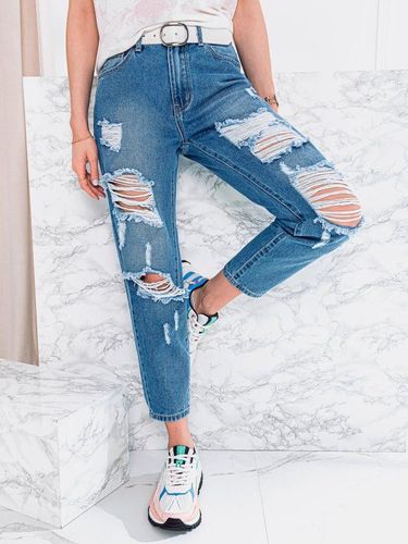Spodnie damskie jeansowe 066PLR - niebieskie 49.99PLN