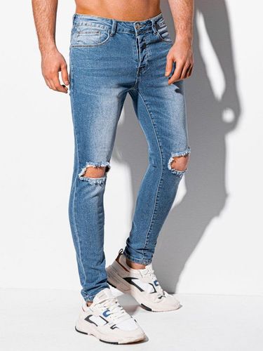 Spodnie męskie jeansowe 1068P - niebieskie 29.99PLN