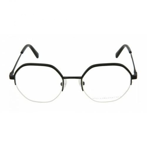 Stella McCartney Pre-owned, Okrągłe metalowe okulary optyczne Czarny, female, 780.00PLN