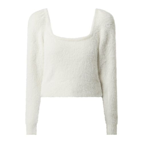 Sweter z prostokątnym dekoltem model ‘Piumo’ 99.99PLN