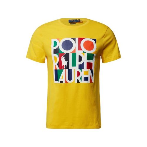 T-shirt o kroju custom slim fit z bawełny z nadrukiem z logo 229.99PLN