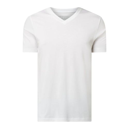 T-shirt z dekoltem w serek model ‘Vee’ 159.99PLN