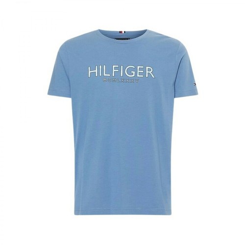 Tommy Hilfiger, T-Shirt Mw19361 Niebieski, male, 204.26PLN