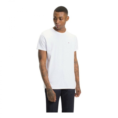 Tommy Jeans, T-shirt Biały, male, 302.94PLN