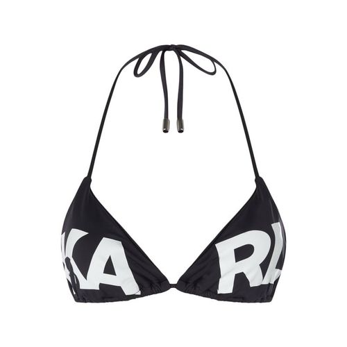 Top bikini o trójkątnym kształcie z nadrukiem z logo 349.00PLN