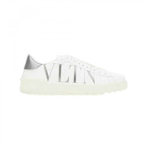 Valentino, Open Sneakers With Vltn Logo Biały, male, 2609.00PLN