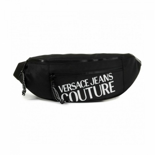 Versace Jeans Couture, Banane XL à gros logo Czarny, male, 505.00PLN