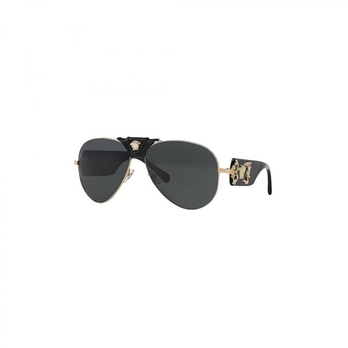 Versace, Sunglasses 2150-Q col. 1002/87 Czarny, male, 1049.00PLN