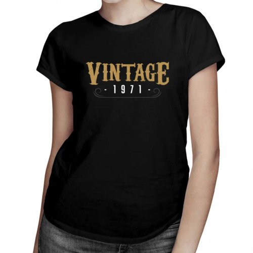Vintage 1971 - damska koszulka z nadrukiem 69.00PLN