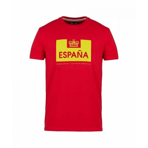 Weekend Offender, T-shirt Euro Series España Czerwony, male, 143.00PLN