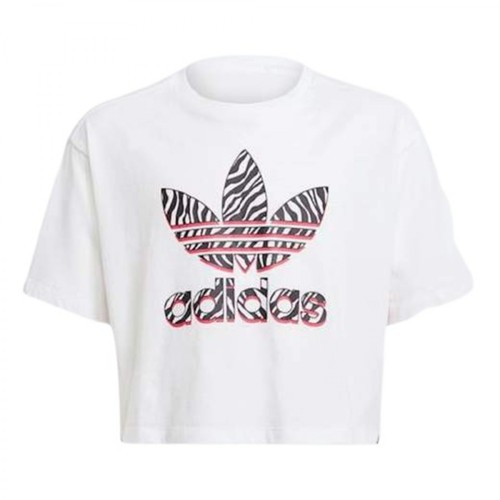 Adidas, T-Shirt Biały, female, 320.00PLN