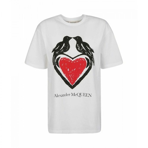Alexander McQueen, T-shirt Biały, female, 867.00PLN