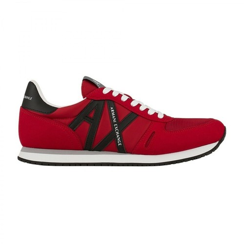 Armani Exchange, sneakers Czerwony, male, 438.30PLN