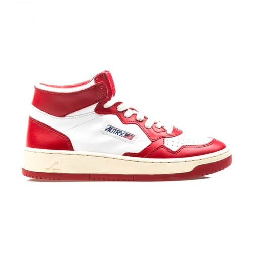 Autry, MID Sneakers Czerwony, male, 1026.00PLN