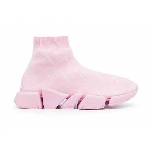 Balenciaga, Sneakersy Hi Top Różowy, female, 3626.00PLN
